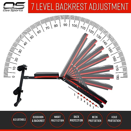 Foldable Weight Bench - Full Body Workout Equipment