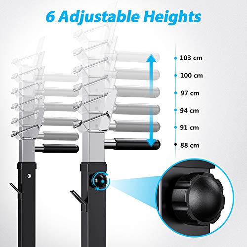 WINNOW Adjustable Weight Bench with Dip Station