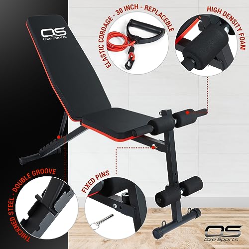 Foldable Weight Bench - Full Body Workout Equipment