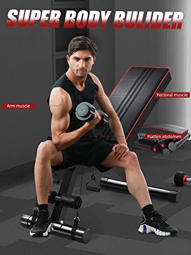 YOLEO Adjustable Weight Bench - Ultimate Full Body Workout