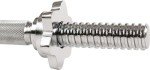 14" Threaded Chrome Dumbbell Bar by Sunny Health
