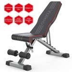 YOLEO Adjustable Folding Weight Bench for Home Fitness