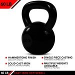 60 LB Cast Iron Kettlebell by JFIT