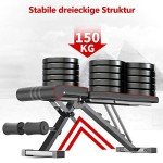 YOLEO Adjustable Folding Weight Bench for Home Fitness