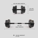 Phoenix Fitness 15kg Vinyl Dumbbell Set