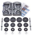 York Fitness 20 kg Dumbbell Set with 2.54 cm Hole