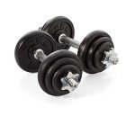 York Fitness 20 kg Dumbbell Set with 2.54 cm Hole
