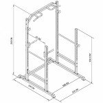 Heavy Duty Half Power Cage & Dip Station