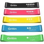 Gritin Resistance Bands Set - 5 Levels Included