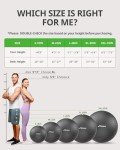 Trideer Yoga Ball - 5 Sizes for Fitness & Balance