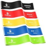 Resistance Bands Set of 5 for Home Fitness