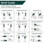 Resistance Bands Set of 5 for Home Fitness