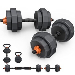 66LB Adjustable Dumbbell Set for Home Gym