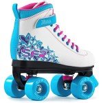 SFR Vision II White/Blue Quad Roller Skates