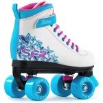 SFR Vision II White/Blue Quad Roller Skates