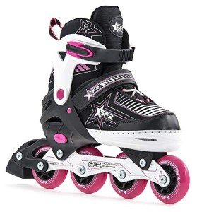 SFR Pulsar Adjustable Skates for Kids - Pink
