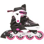SFR Pulsar Adjustable Skates for Kids - Pink