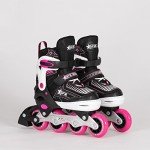 SFR Pulsar Adjustable Skates for Kids - Pink