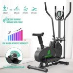 Neezee 2-in-1 Elliptical Cross Trainer with Monitor