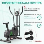 Neezee 2-in-1 Elliptical Cross Trainer with Monitor