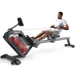 JOROTO Water Rowing Machine with Bluetooth & Kinomap