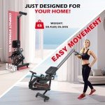 JOROTO Water Rowing Machine with Bluetooth & Kinomap