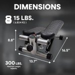 BalanceFrom Adjustable Mini Stair Stepper with Bands