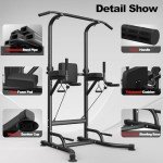 Adjustable Power Tower for Home Fitness Workouts