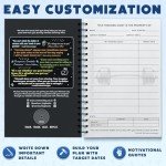 Daily Fitness Tracker & Goal Planner - A5 Size