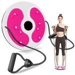 Pink Waist Twist Disc for Home Fitness