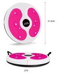 Pink Waist Twist Disc for Home Fitness