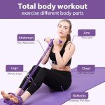 Flintronic 4-Tube Resistance Band Home Gym Equipment