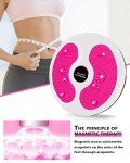 Pink Waist Twist Disc for Home Fitness