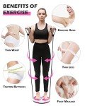 Pink Waist Twist Disc for Home Fitness