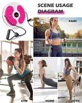 Pink Waist Twist Disc for Home Fitness
