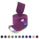 Seafoam D-Ring Yoga Belt by Yogamatters