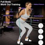 Goocrun Portable Pilates Bar Kit with Bands