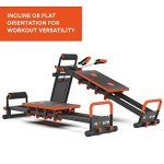 FITT Gym Multi-Gym Home Workout Machine - Orange