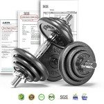 PROIRON 20kg Adjustable Dumbbell Set for Home Gym