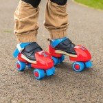 Xootz Kids Beginner 4-Wheel Quad Roller Skates