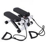 Mini Stepper with Resistance Bands and Monitor