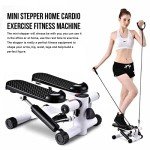 Mini Stepper with Resistance Bands and Monitor