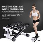 Mini Stepper with Resistance Bands and Monitor