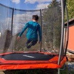 7.7FT LeJump Recreational Trampoline with Enclosure
