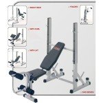 York Fitness Heavy Duty Barbell Bench & Squat Stand
