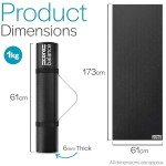 Non-Slip PVC Yoga & Pilates Mat with Strap