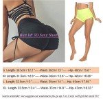 High Waist Yoga Shorts for Women - Dark Blue XL