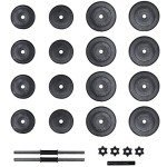 30kg Adjustable Dumbbell and Barbell Weight Set