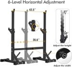 Adjustable Squat and Barbell Rack for Home Gym