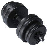 30kg Adjustable Dumbbell and Barbell Weight Set
